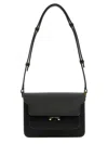 Marni Black Leather Trunk Shoulder Bag In 黑色的