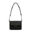 Marni Black Leather Trunk Shoulder Bag In Black