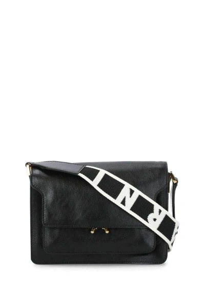 Marni Trunk Shoulder Bag In Black