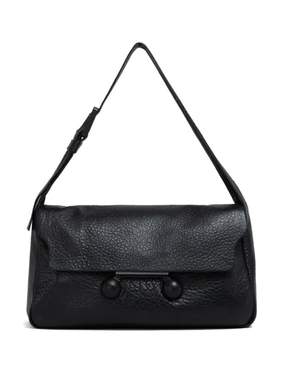 Marni Trunk Shoulder Bag In 00n99 Black