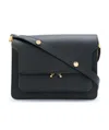 Marni Trunk Shoulder Bag In Black