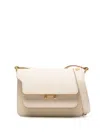 Marni Off-white Saffiano Leather Mini Trunk Bag