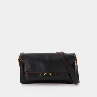 Marni Trunk Soft Ew Crossbody -  - Black - Leather