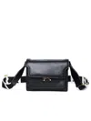 Marni Mini Trunk Soft Shoulder Bag In Black