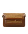 Marni Trunk Soft Raffia Bag In Brown