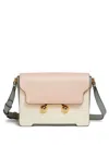 Marni Womens Zo878 Trunkaroo Colour-block Medium Leather Shoulder Bag In Multi
