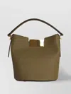Marni Trunkaroo Leather Bucket Bag In Green
