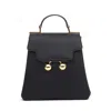 Marni Trunkaroo Leather Backpack In Black
