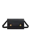 Marni Trunkaroo Flap Pochette Crossbody Bag In Black
