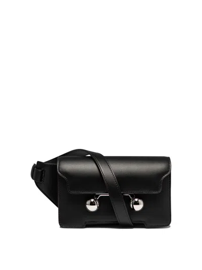 Marni "trunkaroo" Crossbody Handbag In Black