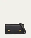 Marni Trunkaroo Flap Pochette Crossbody Bag In Black