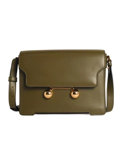 Marni Leather Trunkaroo Medium Shoulder Bag