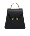 Marni Trunkaroo Leather Backpack In Black