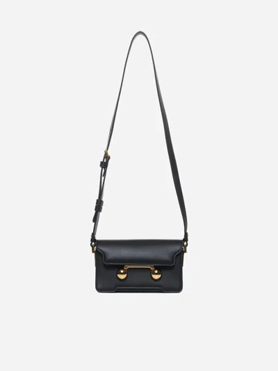 Marni Trunkaroo Mini Shoulder Bag In Black