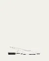 Marni Trunkaroo Leather Pointed-toe Slingback Flats In White