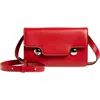 Marni Trunkaroo Leather Shoulder Bag In Very/red