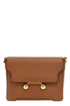 Marni Brown Leather Trunkaroo Medium Bag In Brown