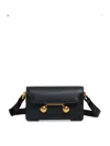 Marni Trunkaroo Mini Bag With Flap Closure In Black