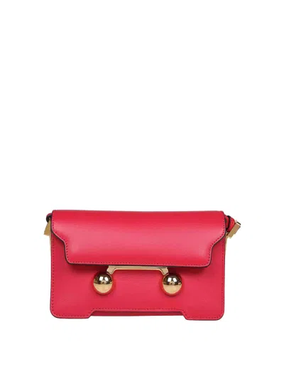 MARNI TRUNKAROO MINI LEATHER SHOULDER BAG