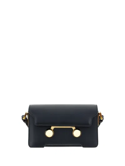 Marni Trunkaroo Mini Shoulder Bag In Black