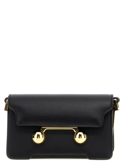 Marni Trunkaroo Mini Shoulder Bag In Black