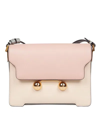 Marni Trunkaroo Rectangular Shoulder Bag Made Of Calfskin In Multicolor