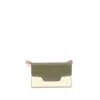 Marni Trunkaroo Embellished Color-block Leather Shoulder Bag In Green