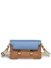 Marni Trunkaroo Shoulder Bag In Blue