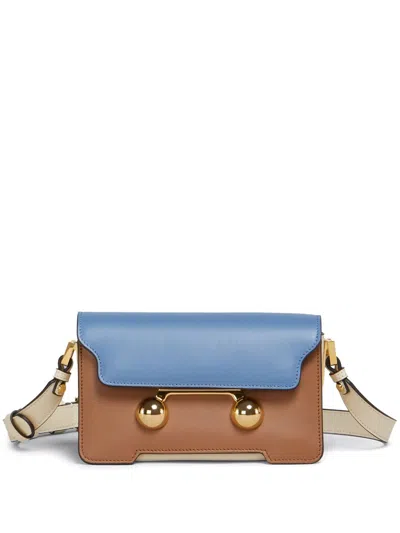 Marni Trunkaroo Shoulder Bag In Blue