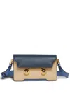 Marni Trunkaroo Shoulder Bag In Blue