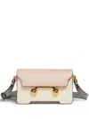 Marni Adjustable Block Strap Structured Bag In Pink