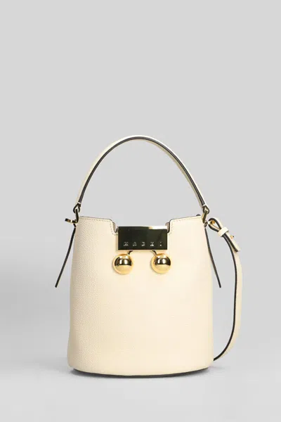 Marni Trunkaroo Shoulder Bag In Neutral