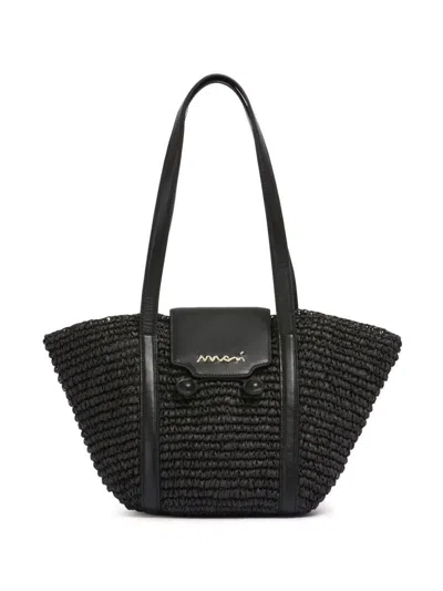 トートバッグ Marni SMALL TRUNKAROO TOTE BAG Marni Trunkaroo Small Tote Bag In Black | ModeSens