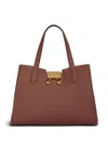 Marni Small Tote Bag Gold Hardware In Red
