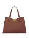Marni Small Tote Bag Gold Hardware In Red