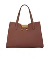 Marni Small Tote Bag Gold Hardware In Red