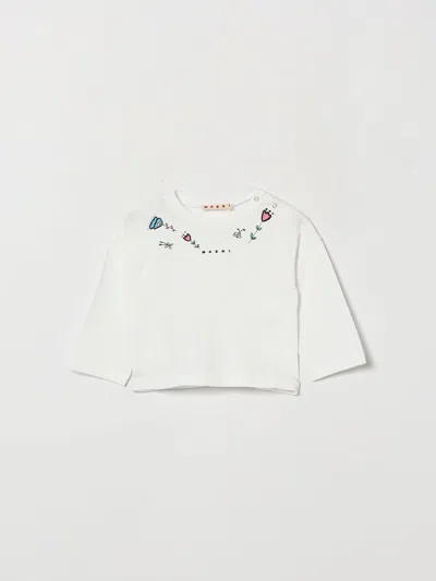Marni Babies'  T-shirt Kids In White
