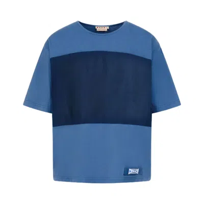 Pre-owned Marni T-shirt 'ocean' | Blue | Men's Size 46