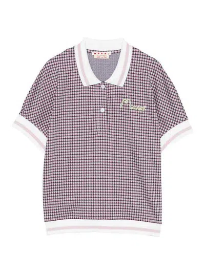 Marni T-shirt In Purple