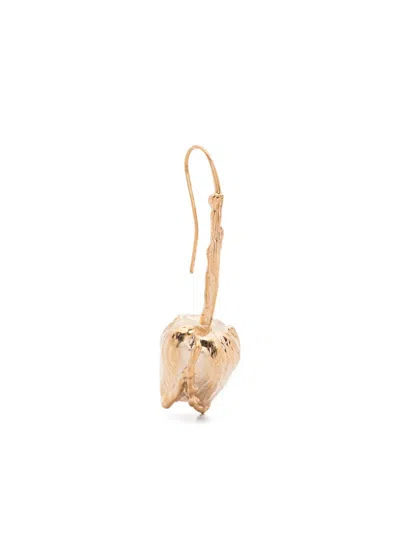Marni Tulip Drop Earrings In Gold