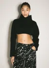 MARNI TURTLENECK CROPPED SWEATER