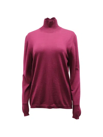 Pre-owned Marni Turtleneck Long-sleeve Sweater In Red