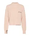 Marni Ribbed Knit Crewneck Dropped Shoulders
