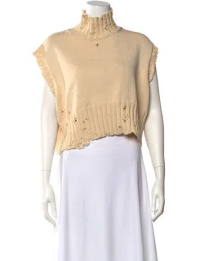 Pre-owned Marni Turtleneck Sweater In Yellow