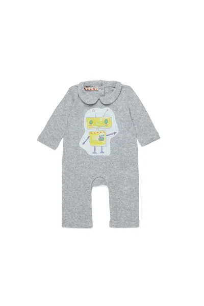 Marni Tutina In Cotone Con Grafica Galaxy In Gray
