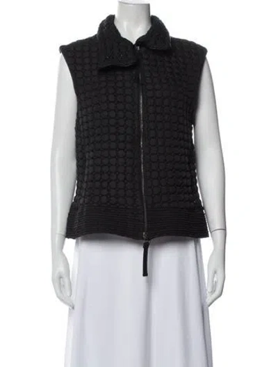 Pre-owned Marni Tweed Pattern Vest In Gray