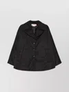Marni Twill Cape Coat High-low Hem