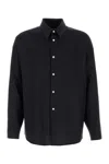 Marni Tropical Wool Shirt Button Down Collar In Blue