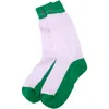 Marni Two-color Logo Socks In Multicolor
