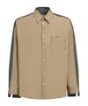 Marni Two-tone Design Shirt In Nude